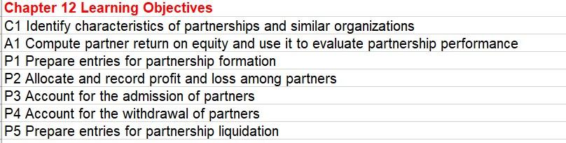 explain learning objective ; first point for any relevant accounting entries, ratios,