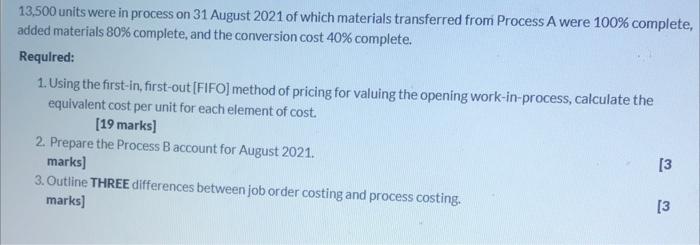 out Cola Inc. produces canned sodas by processing its raw material through