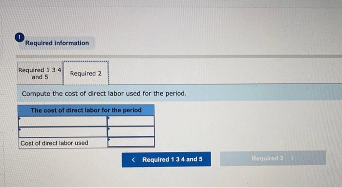 of direct labor cost. 1. In the Raw Materials Inventory T-account, insert
