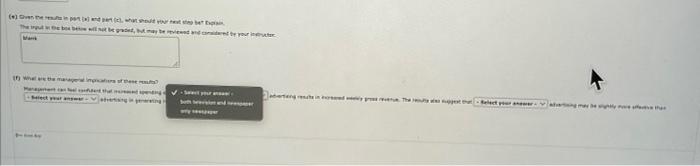 a 0.05 level of significance. What are the correct interpretations of the