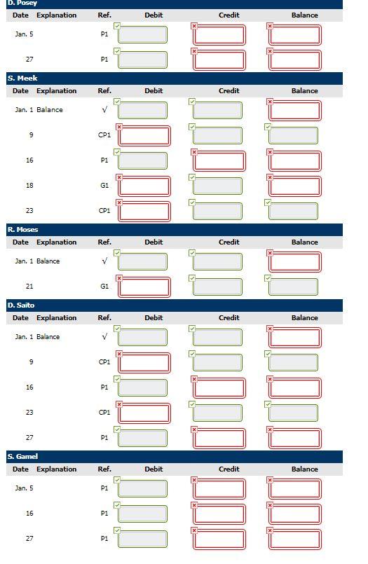 the working papers. Presented below are a series of transactions for Pharoah