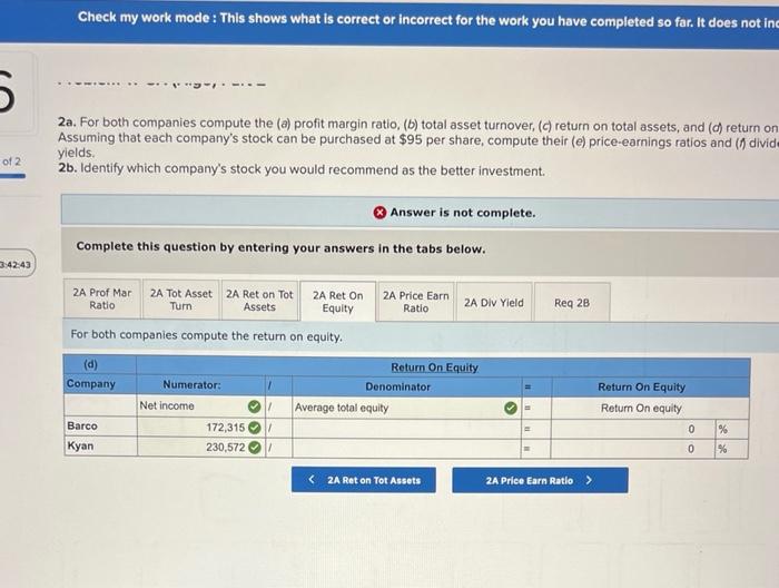 pls help me Required information Problem 17-5A (Algo) Comparative ratio analysis LO