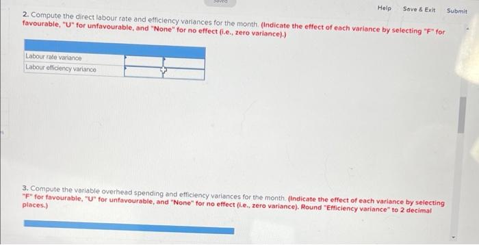 commercial cleaning compound known as Zoom. The direct materials and direct labour
