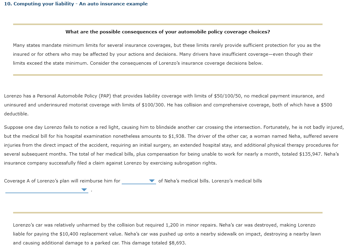 Drop Down Options from top to bottom: 1.) $0 / $50,000 /