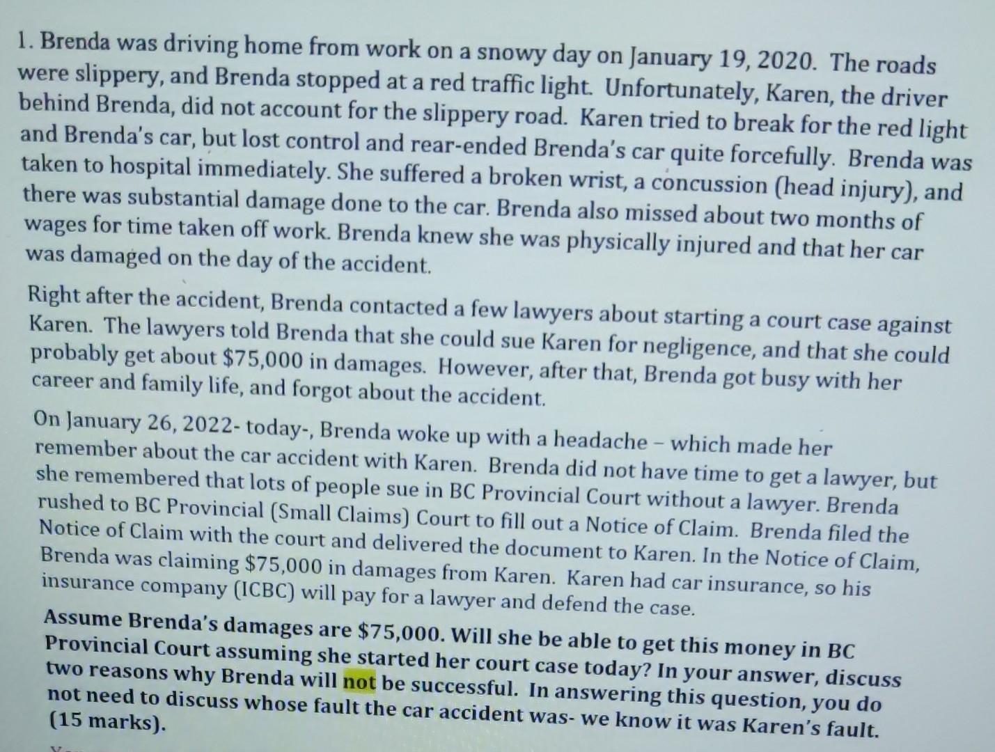  1.what is the issue in this case? 2. which rule(s) will
