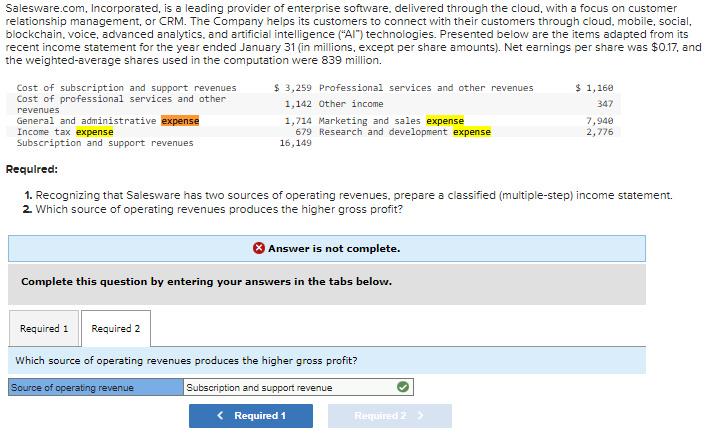 or CRM. The Company helps its customers to connect with their customers
