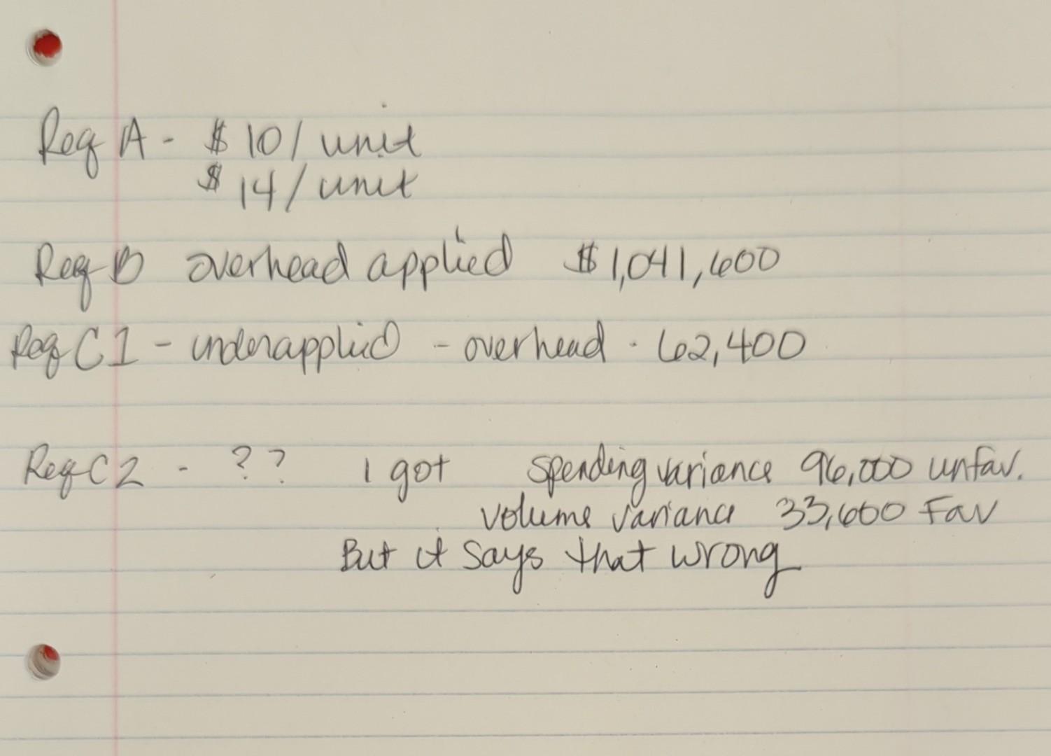 right. Klinkhammer Corporation estimated overhead for the year as follows: fixed =