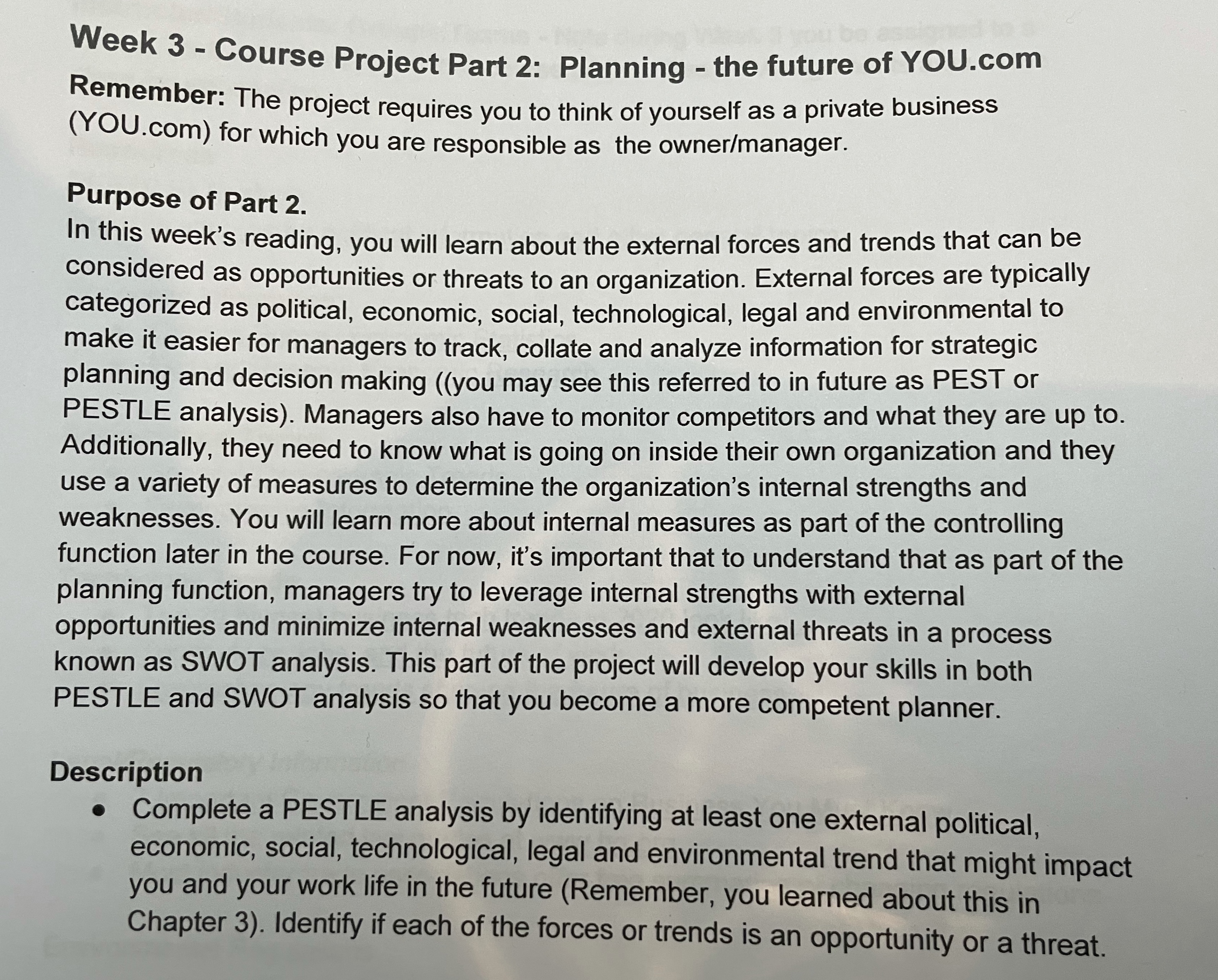 Can someone provide examples on what I would do? I'm completely lost.