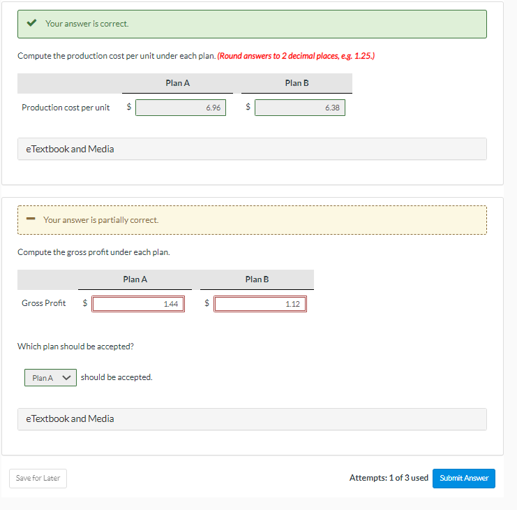 plans to increase its gross profit in 2020. Plan A would increase