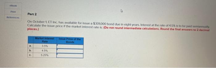 PV function LO4 Part 1 On Apri11.2020, ET Inc. has available for