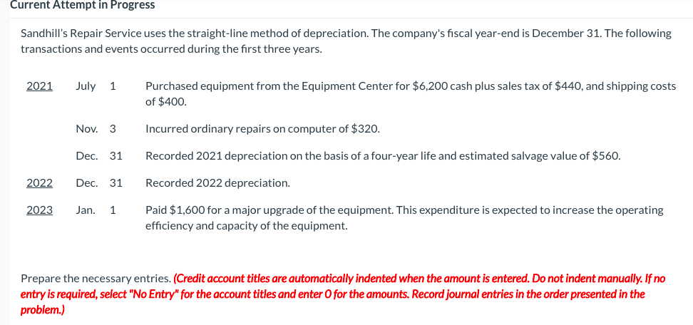 Please Note: My current responses in picture may be wrong. Current Attempt