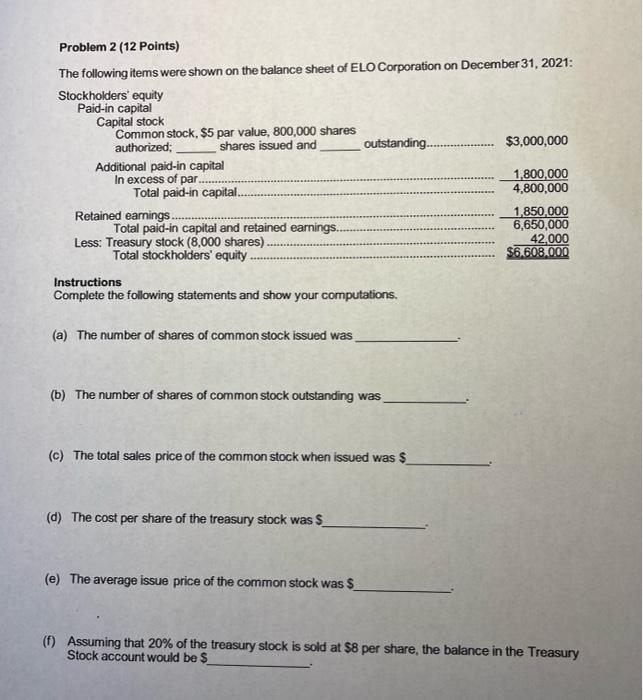 Please show your work. Thank you so much for your help. I