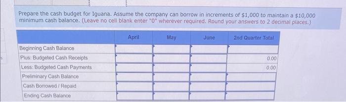 inventory should be 30 percent of next month's production. Expected unit sales