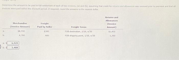 i cant solve and need help asap Determine the amount to be