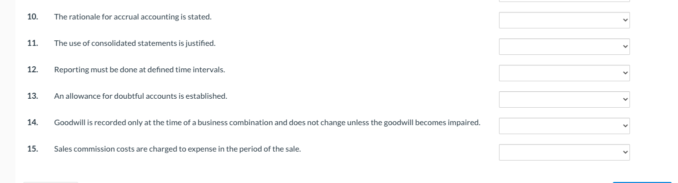 have developed over time for financial reporting. Select the foundational principle that