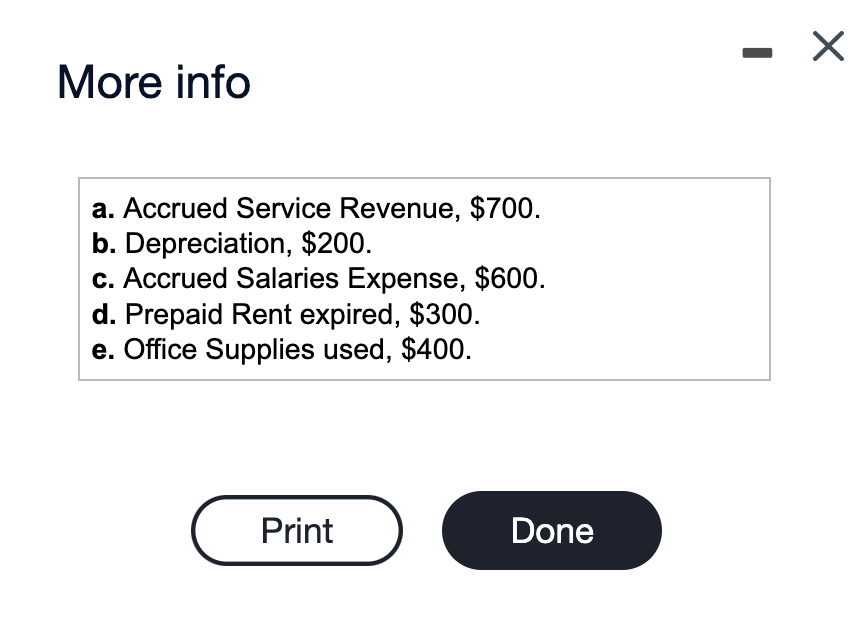 Please answer all parts. -Thank You the data was added More info