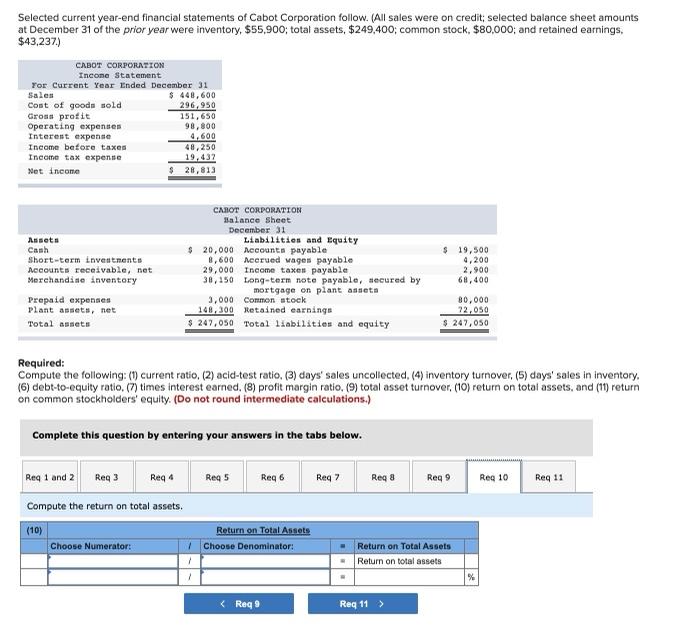 Prepaid expenses plant assets, net Total aceste CANOT CORPORATION Balance Sheet December
