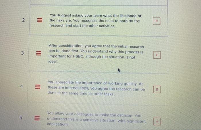 you to get some of the other activities started at the same