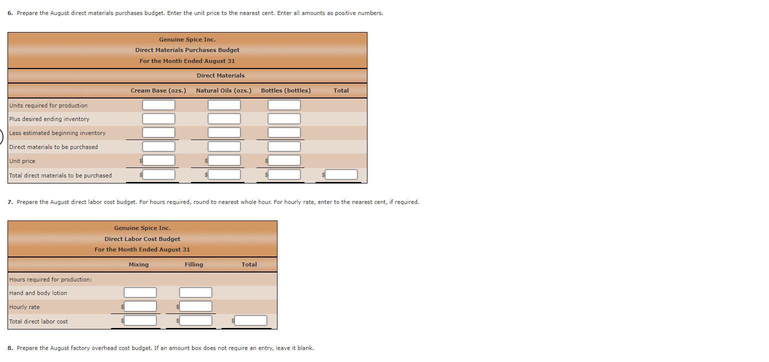a selling commission of $20 per case. The January direct materials, direct