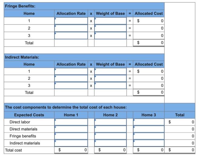 make easy to read . Exercise 12-8A (Algo) Allocating costs among products