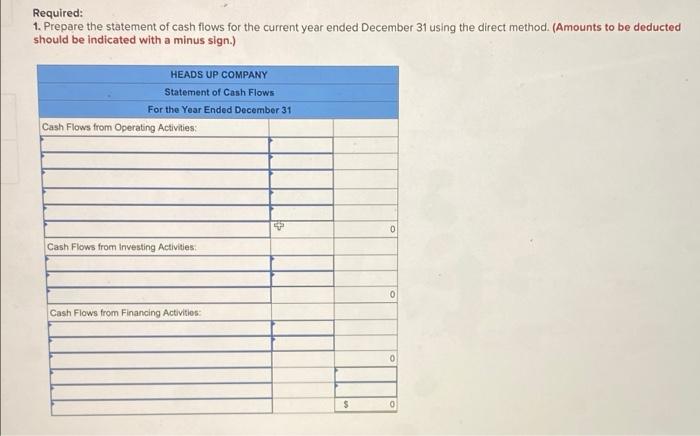 pic. thanks :) PA12-6 (Algo) Preparing and Interpreting a Statement of Cash