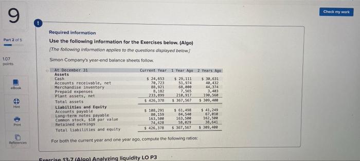 please hell me jm dtuck on this question Check my work 9