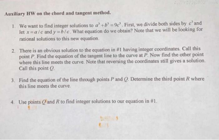 First, we divide both sides by c3 and let x=a/c and y=b/c.