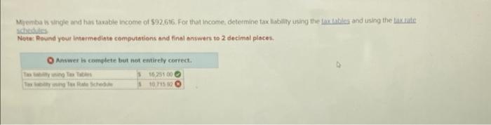 how do i do tax rate schedule , i keep getting it