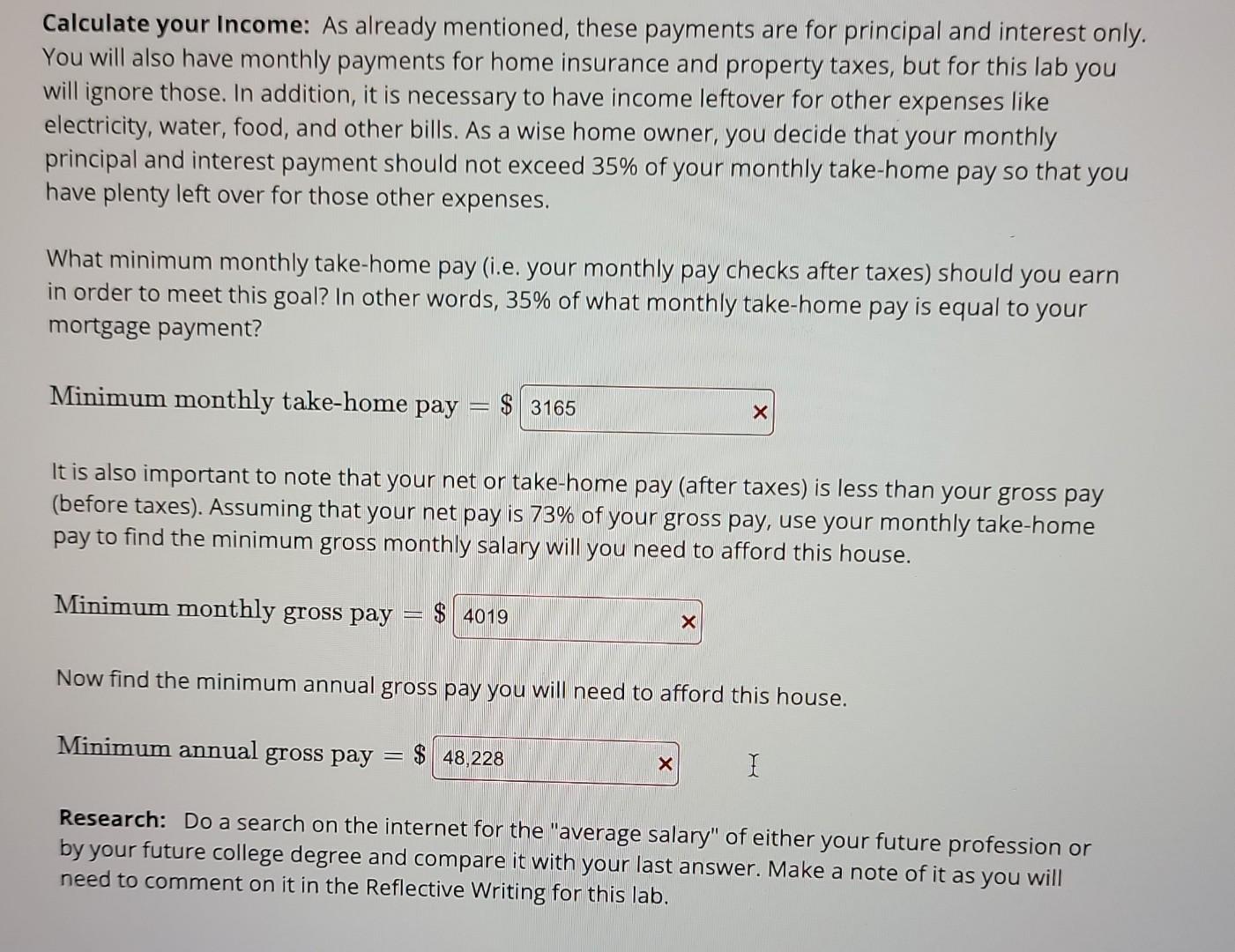 will be computing various values associated with a 30 year loan. In