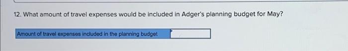 however, during May the company actually served 35 customers. Served Revenue Required: