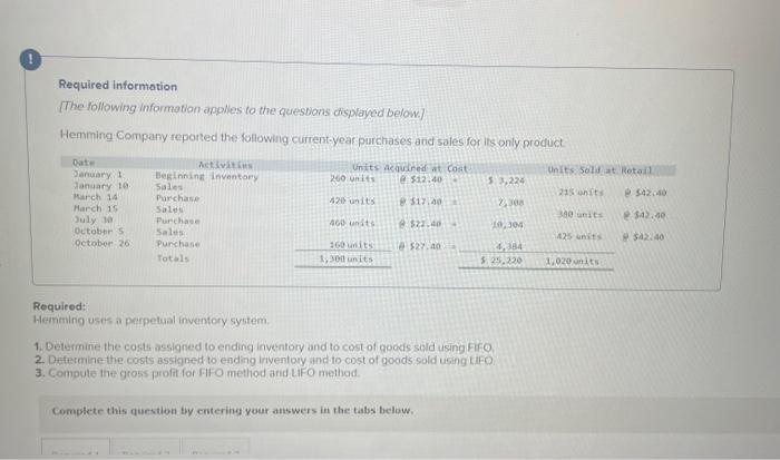 425 unit 5:40 October 26 Purchase 160 units 12:40 Total 1,300 units