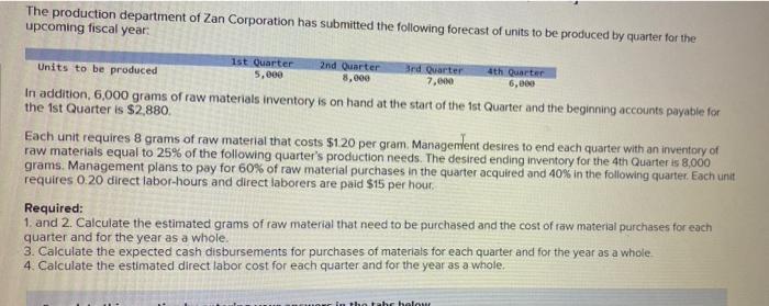 please help asap Q. 1. req 1 and 2. calculate the estimated