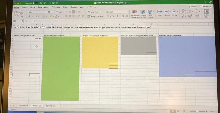 2 3 tructions for Completion of Assignment: 4 art 1: Prepare a