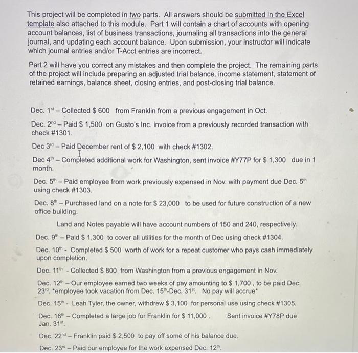 please help !!!! its a 2 part project thT i am lost