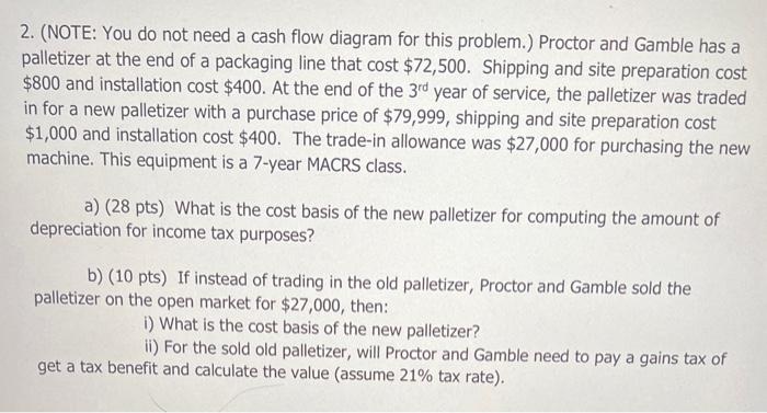 please show all work and equations 2. (NOTE: You do not need