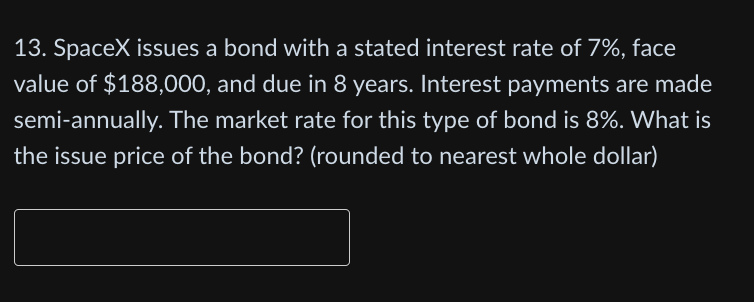 Pls answer in 10 min for a like :) 13. SpaceX issues