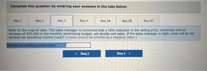 resuits: Required: 1. Compute (a) last year's CM ratio and the breok-even