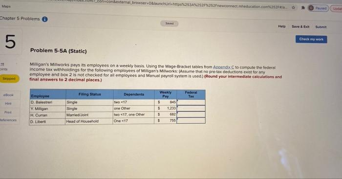 help! con conexternal browser-launchuraht 253A%252F%252Fww.connect.meducation.com 252 Maps up Chapter 5 Problems Hola