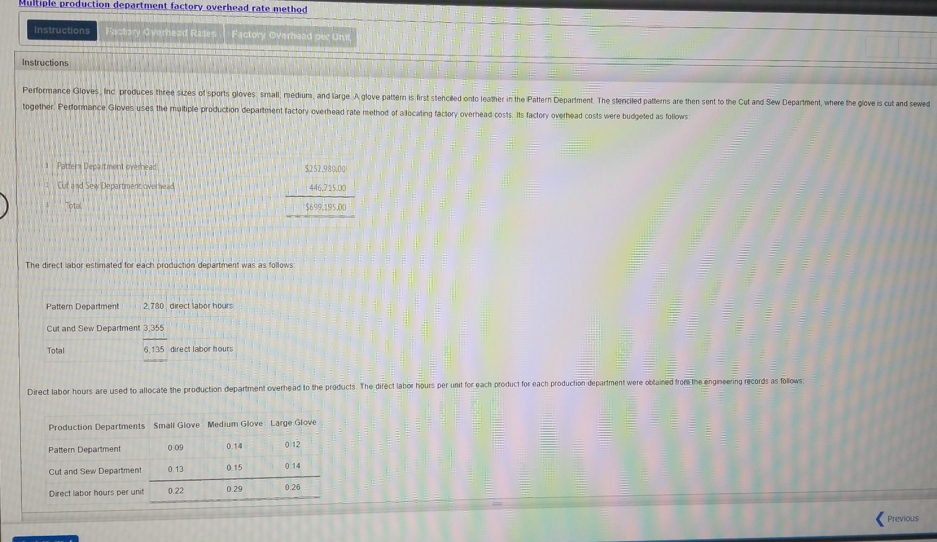  2nd question Multiple production department factory overhead rate method Instructions Boon