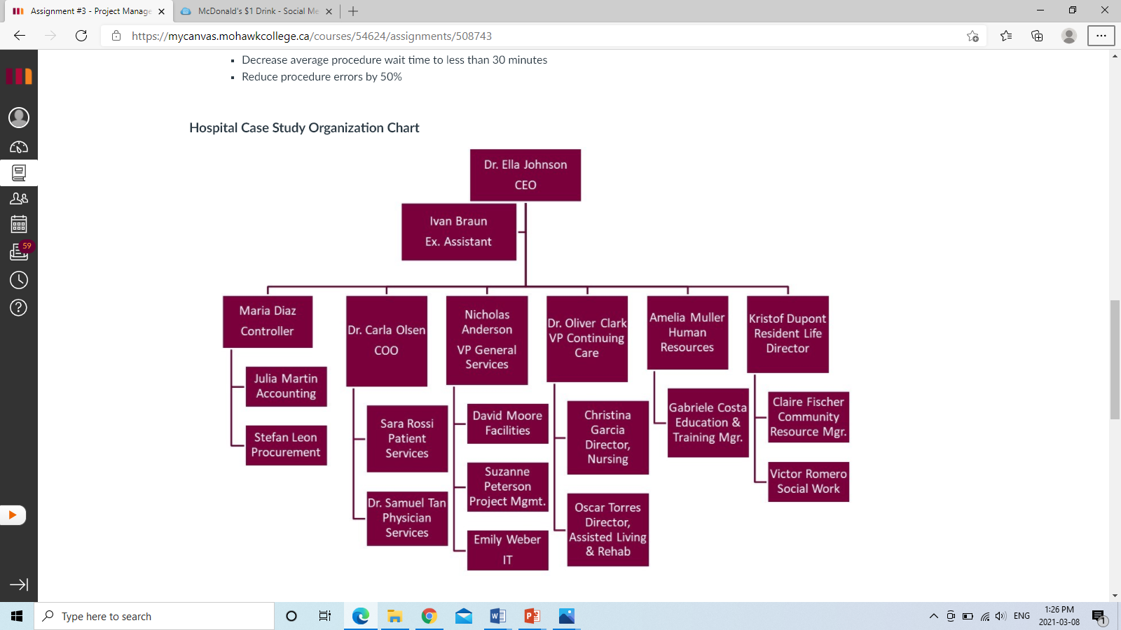 By using the Case Study below do the following for this assignment:Use