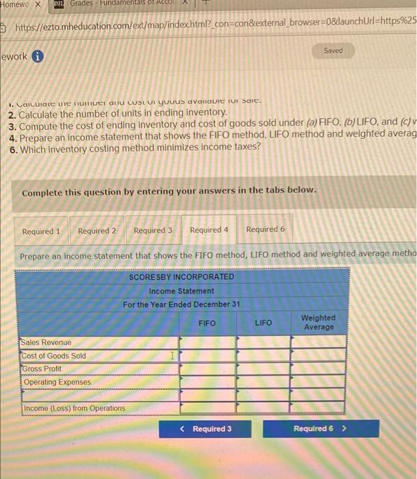 Interpreting the Financial Statement Effects of FIFO, LIFO, and Weighted Average Cost