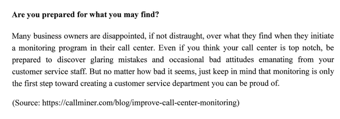 2.It is crucial to handle issues and do the best to ensure