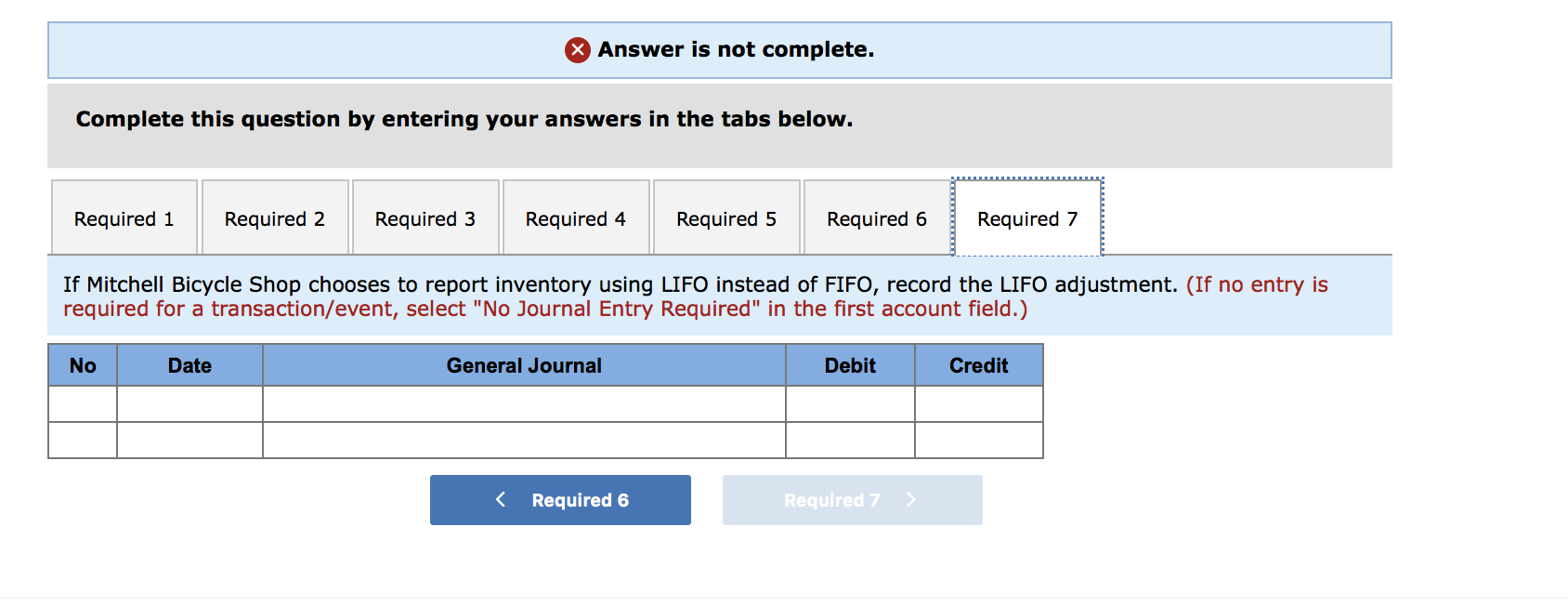 following transactions related to its top-selling Mongoose mountain bike for the month