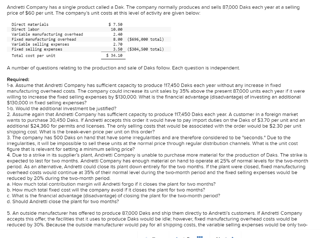 PLEASE SHOW STEPS! Solve only part 3, 4A - 4C and 5.