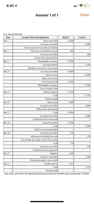 Sales Returns and Allowances Advertising Supplies Expense Bad Debt ponse Cost of