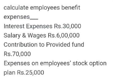 plese provide answer only no need to show the calculation calculate employees