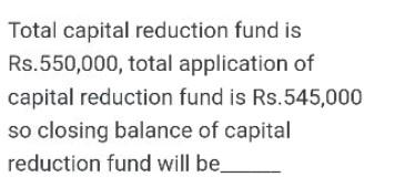fund Rs.70,000 Expenses on employees' stock option plan Rs. 25,000 Calculate total
