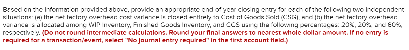 required, accumulated depreciation factory, cost of gods sold, factory overhead, finished goods