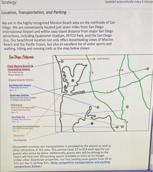 second assignment as a Park Shores Resort & Convention Center Sales Trainee