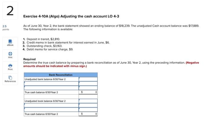 Please help with question 2 & 5. These are seperate questions and